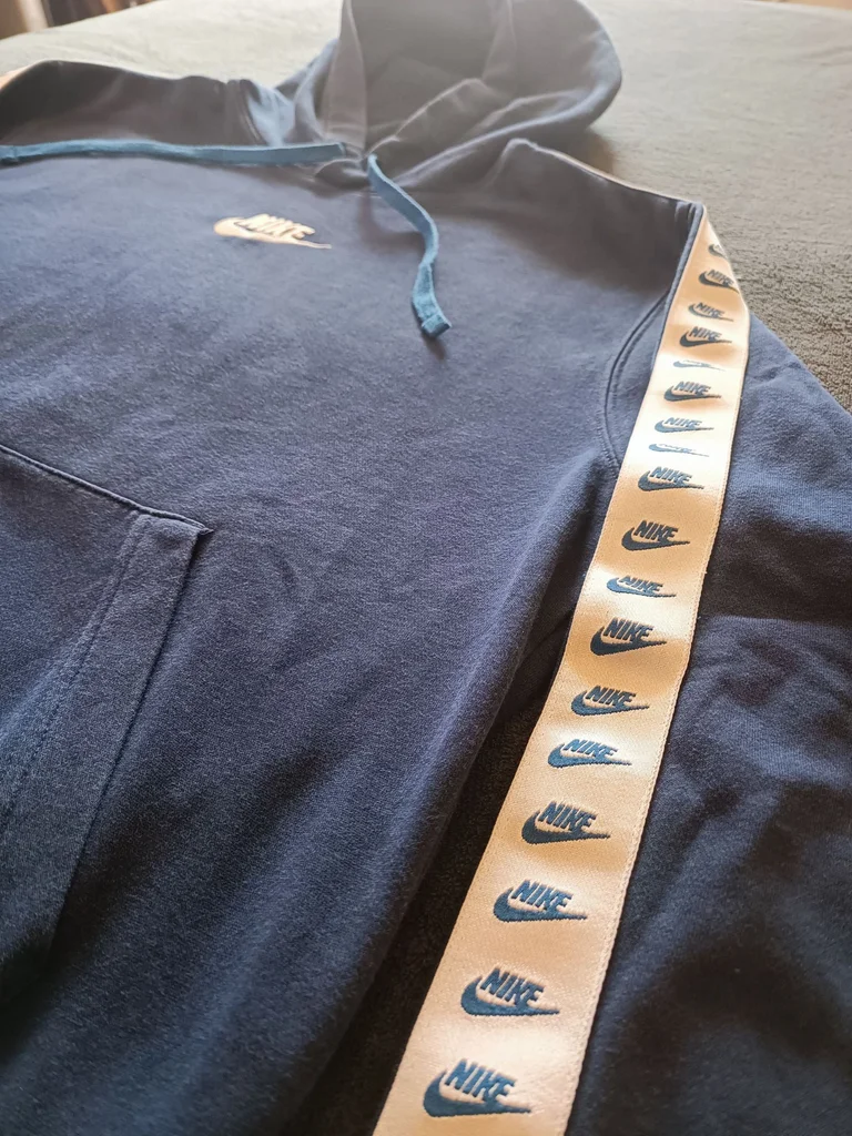 Navy blue Nike pull hoodie in good condition, size M – photo 3